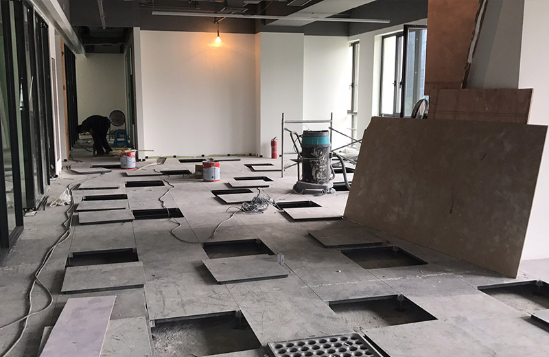 上海塞嘉辦公室裝修設(shè)計工地實拍